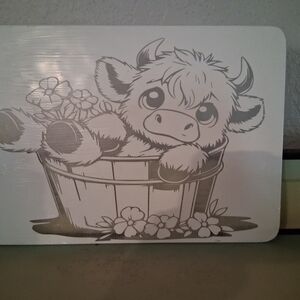 Nwots Highland Cow Cutting Board